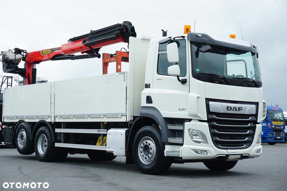 DAF CF / 480 / 6 X 2 / SKRZYNIOWY + HDS / PALFINGER PK 22 001L / OŚ SKRĘTNA / CHWYTAK - 32