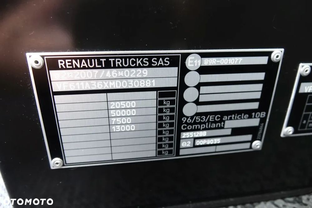 Renault GAMA T480 DTI 13 / STANDARD / EURO 6 / AUTOMAT / 2 ZBIORNIKI / SILNIK 13 LITRÓW - 29