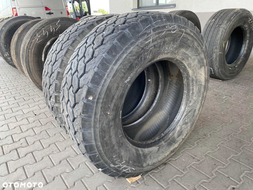 Opony 385/65R22.5 BRIDGESTONE M748 Naczepowe 14-15mm - 5
