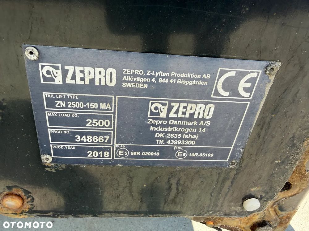 Schmitz Cargobull Firanka Standard Winda Zepro 2018 rok 2x oś podnoszona - 13