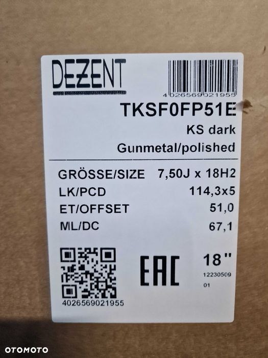 NOWE alufelgi HYUNDAI 18" 5x114,3 I20N, I30N, Kona (N) - Grafit Pol - 8