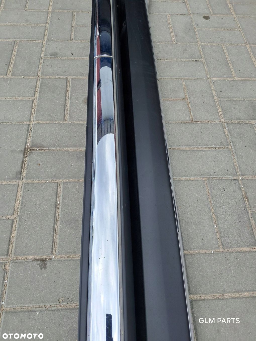 Peugeot 4007 Citroen C-Crosser LEWA  PRAWA listwa progowa chrom - 10