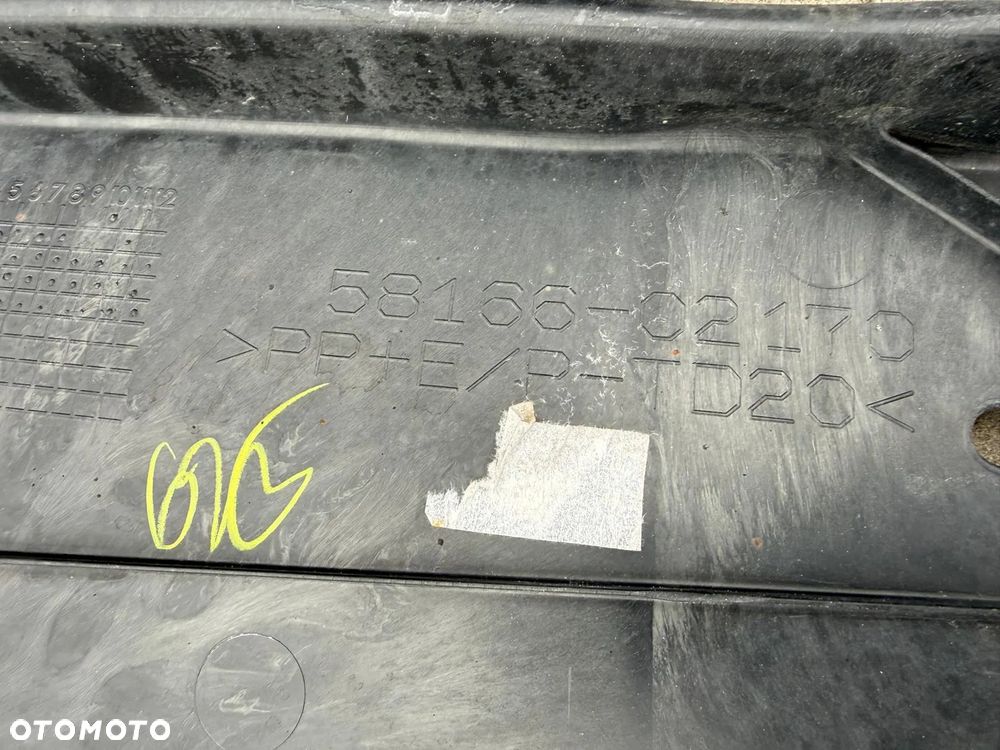 TOYOTA COROLLA E21 KOMBI 19- OSŁONA PODWOZIA PODŁOGA PŁYTA 581166-02170 KOMPLET - 5