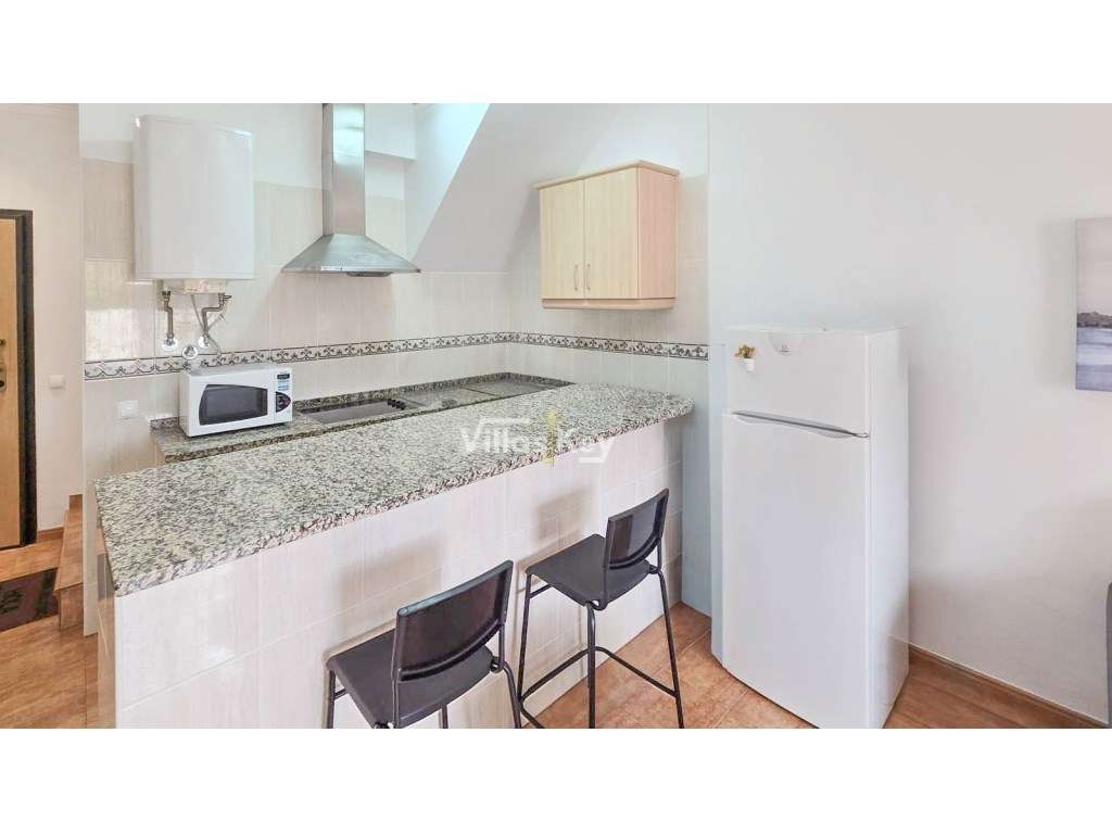 Apartamento T1 para Arrendamento Anual com Terraço e Piscina - Grande imagem: 5/14