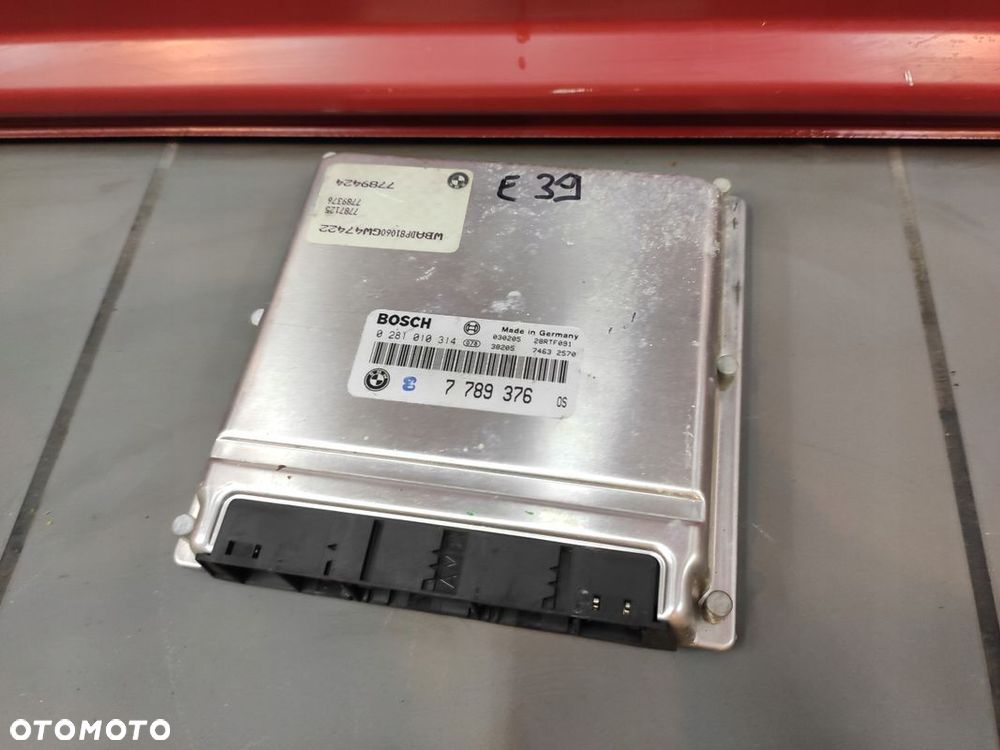 BMW E39 MODUŁ STEROWNIK SILNIKA KOMPUTER ECU 7789376 ORYGINAŁ - 1