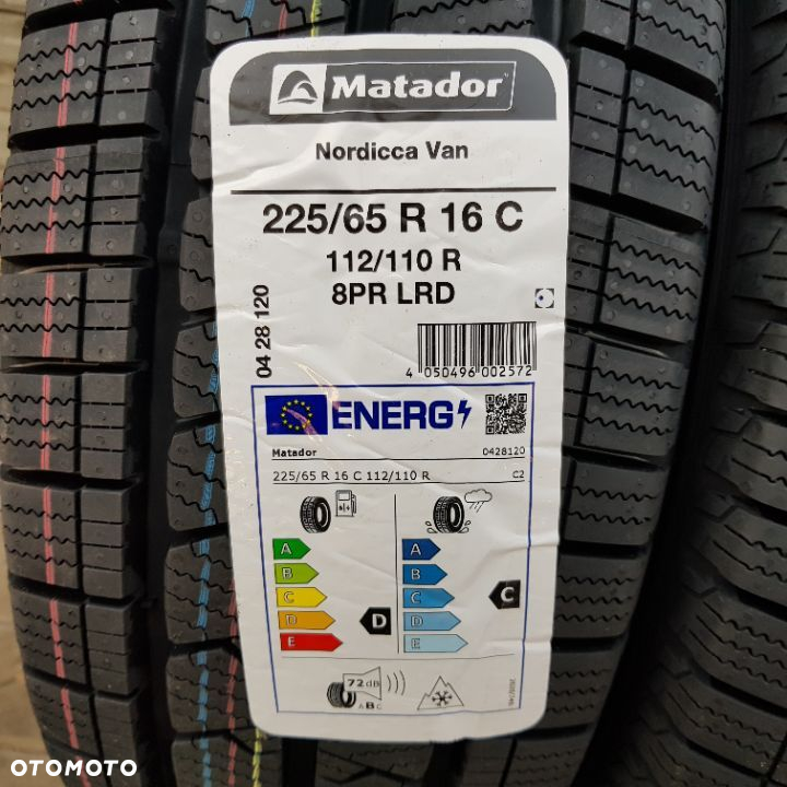 4x 225/65R16C Matador Nordicca Van Nowy komplet opon zimowych Poznań - 2