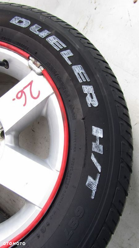 SUZUKI XL7 FELGA KOŁO ZAPASAOWE BRIDGESTONE DUELER H/T 235/60R16 5X114,3 - 3