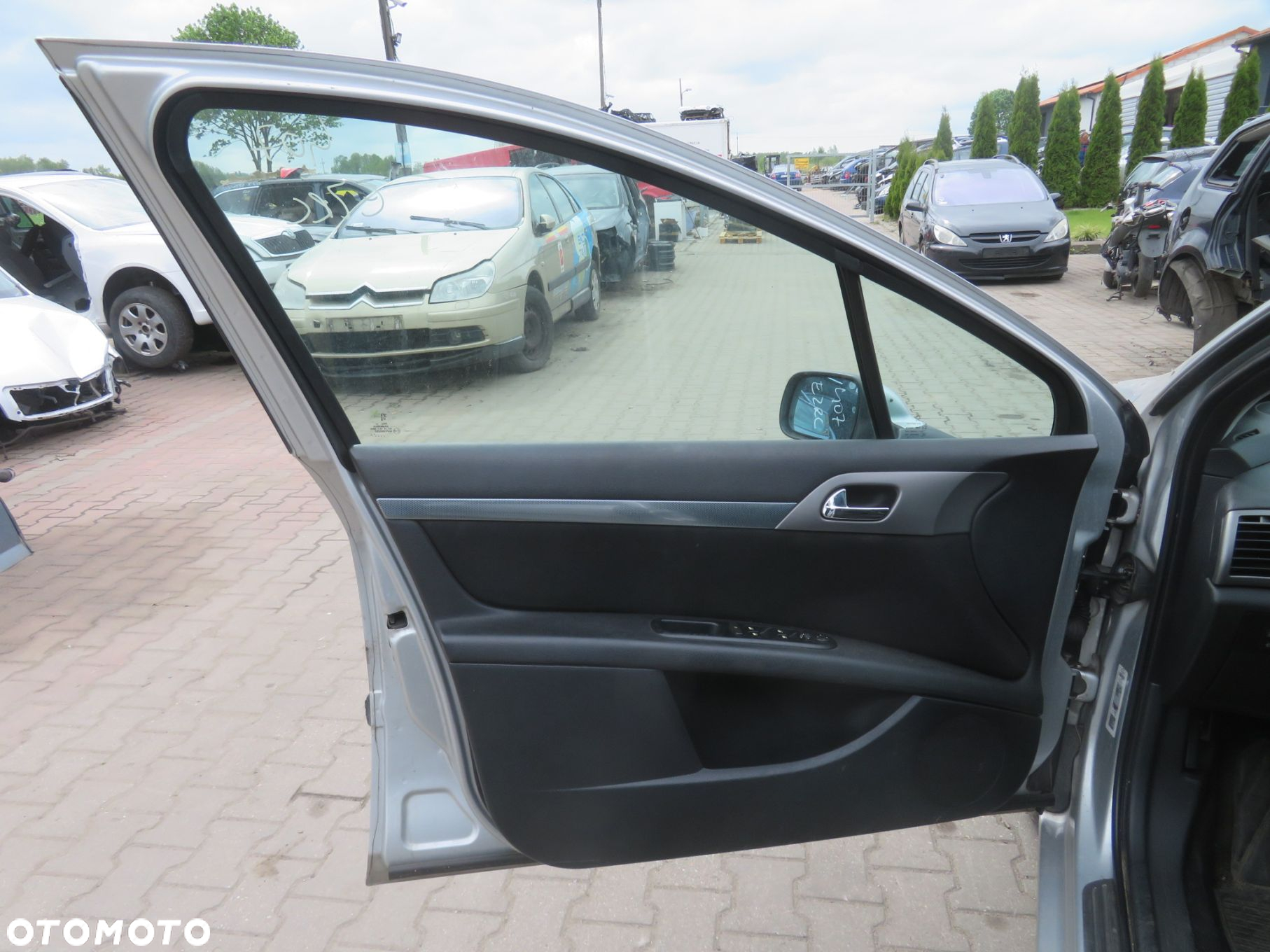 DRZWI PRZEDNIE LEWE 407 SW KOMBI EZRC  SREBRNY PEUGEOT 2004-2007 - 5