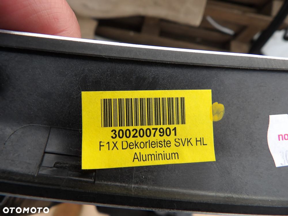 BMW - F12 - KOMPLET LISTEW - DEKORY - ALUMINIUM - 9217408  9197525  9242735  9197526 - 10