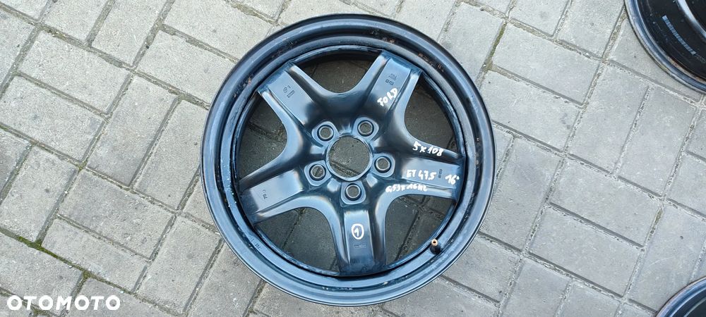 FELGI STALOWE STRUKTURALNE 5x108 6.5 x16 CALI ET 46,5 FORD 4 SZTUKI KOMPLET - 2