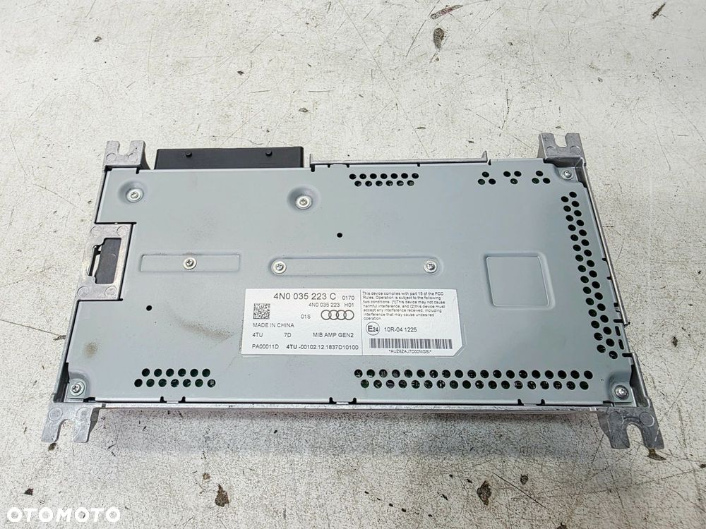 WZMACNIACZ RADIA MIB BANG & OLUFSEN AUDI A6 C8 A7 4N0035223C - 5