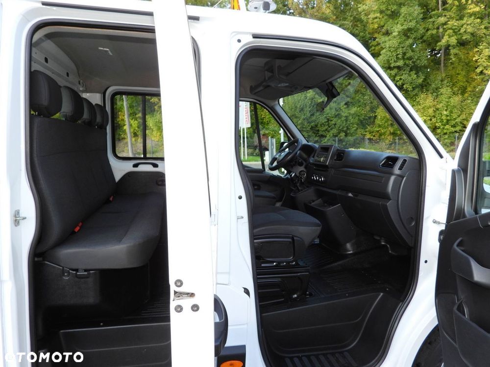 Renault MASTER WYWROTKA PODWÓJNA KABINA DOKA 6 MIEJSC TEMPOMAT LEDY BLIŹNIACZE KOŁA KLIMATYZACJA  165KM - 37