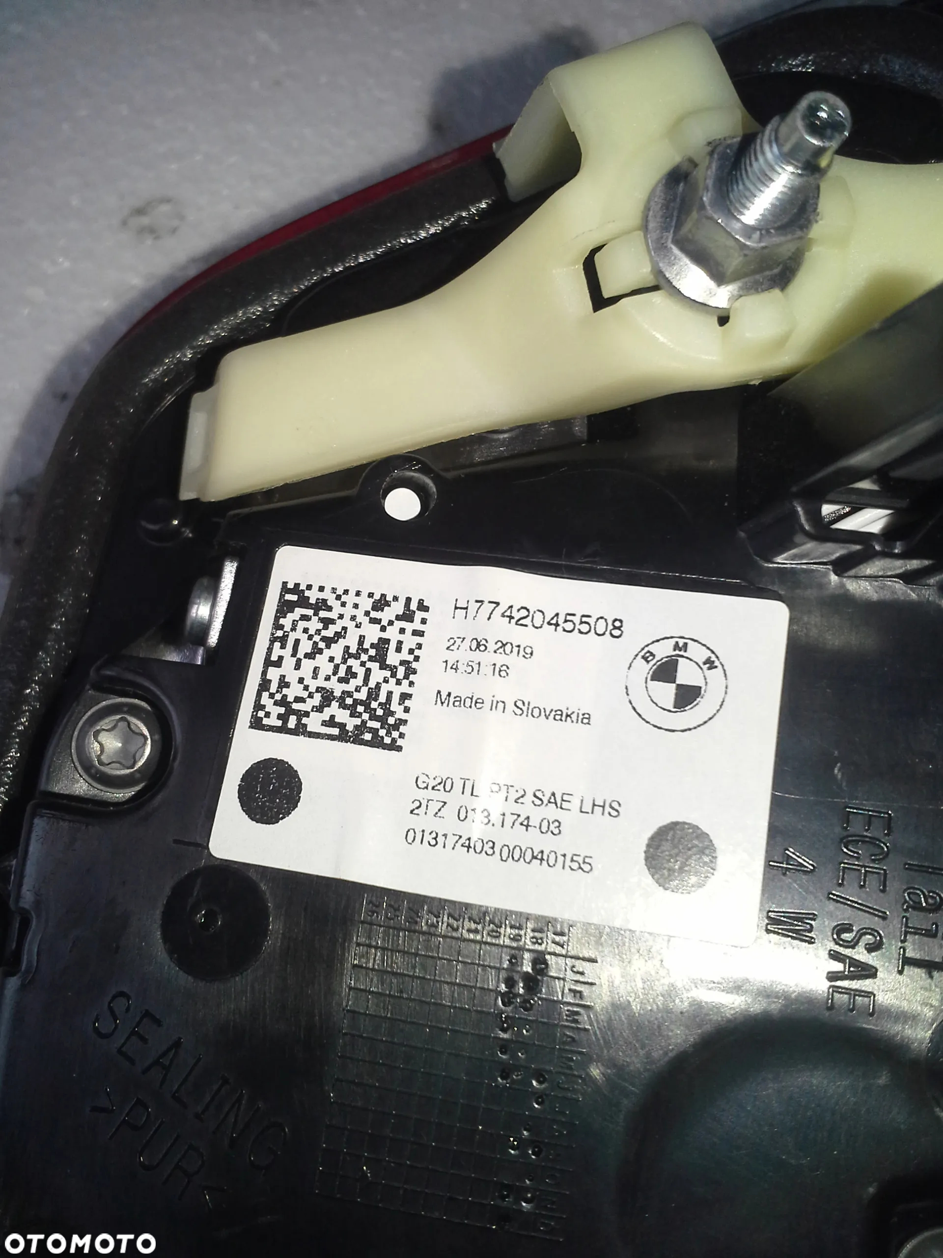BMW 3 G 20 lampy w klapę tył - 4