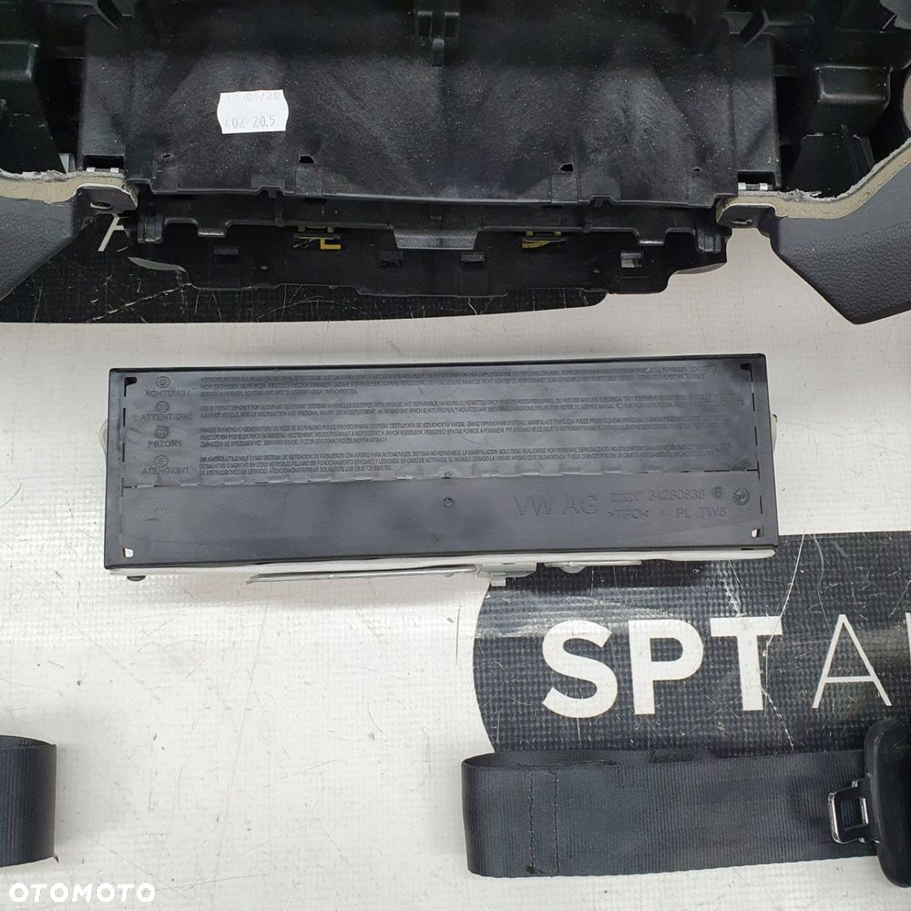 SKODA OCTAVIA IV 4 DESKA ROZDZIELCZA KONSOLA KOKPIT PULPIT PODUSZKI AIRBAG AIR BAG PASY KIT SET - 8