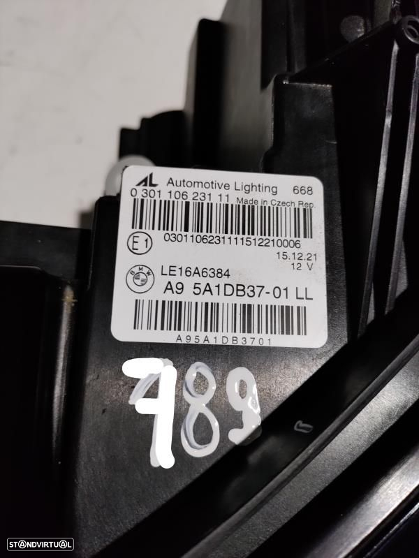Farol Frente Esquerdo / Otica Esquerda Bmw 3 (G20)  A9 5A1db37-01 Al 0