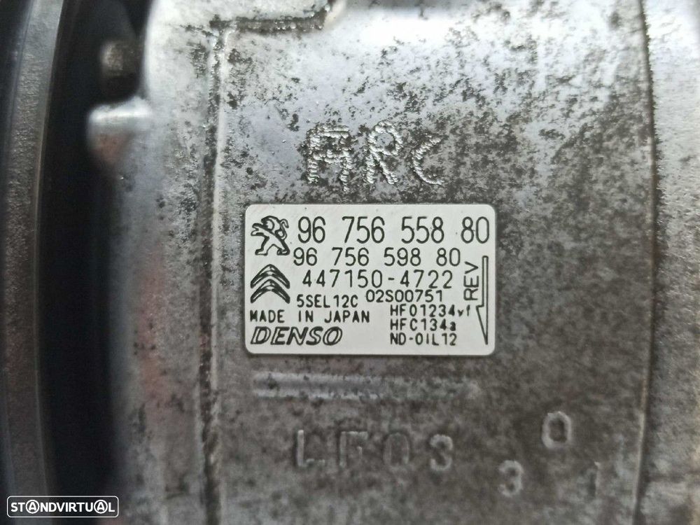 COMPRESSOR DE AR CONDICIONADO CITROEN C4 PICASSO FEEL - 2