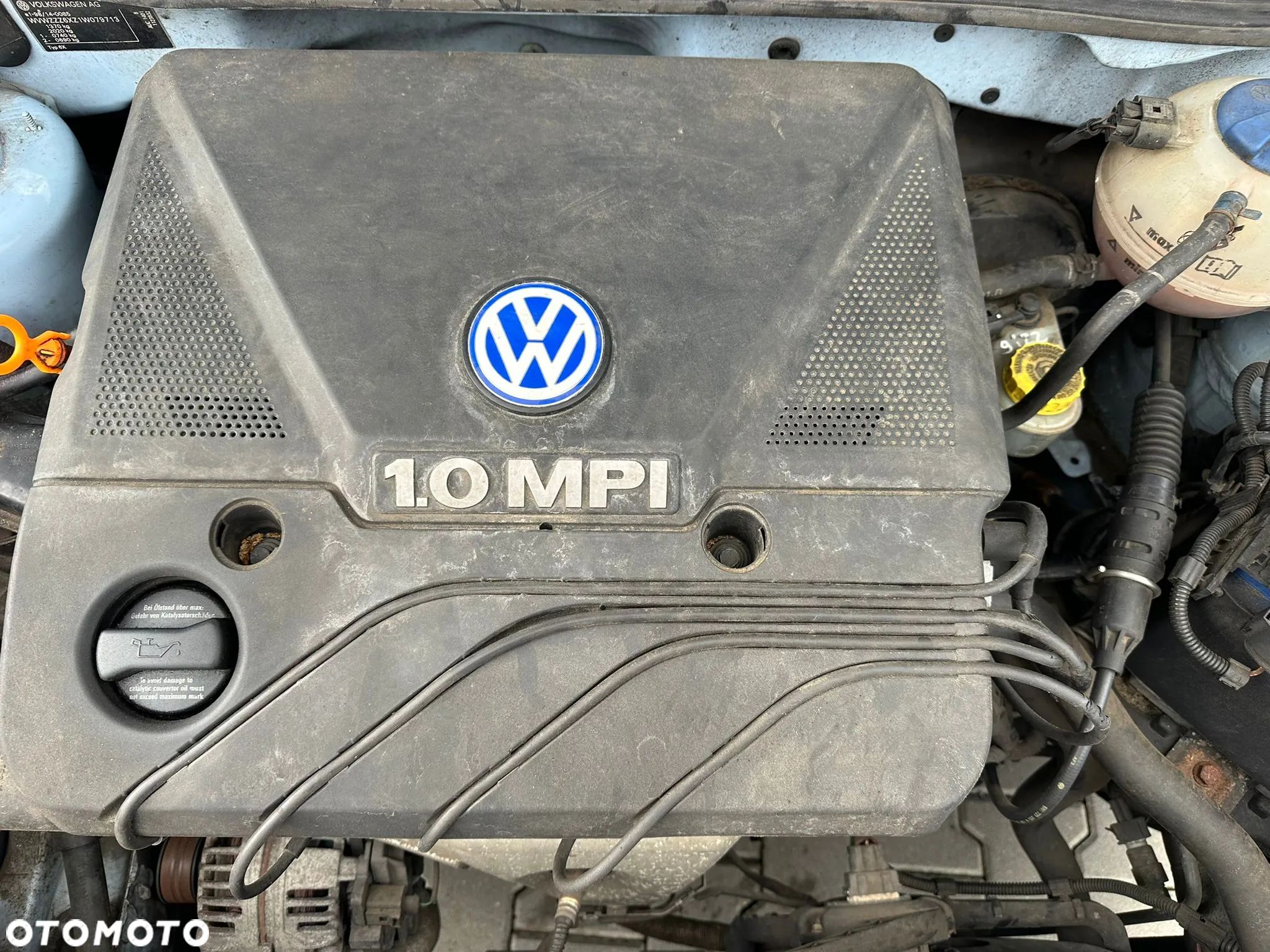 KOMPLETNY SILNIK BEZ OSPRZĘTU 1.0 MPI AUC VW SKODA SEAT - 1