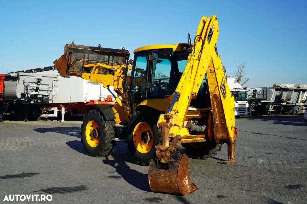 JCB 4CX / BULDOEXCAVATOR / 6.200 ORE / DIRECȚIE PE TOATE ROȚILE / - 4