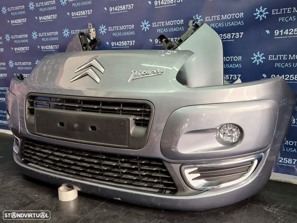 Frente completa usada CITROEN C3 PICASSO 1.6 HDI capot parachoques guardalamas oticas radiadores - 5