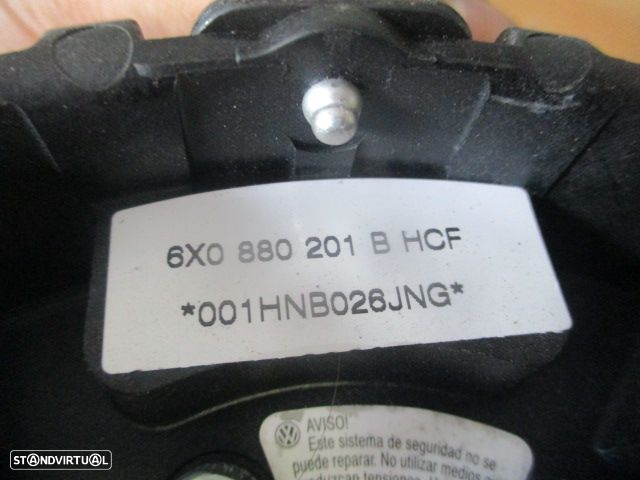 Airbag Condutor 6X0880201B VW POLO 2000 1.0I        3P BRANCO VW POLO 2000 1.0 50CV 5P VERMELHO - 4