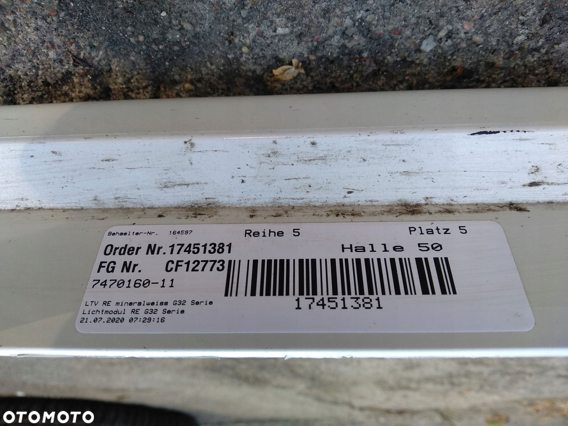 Listwa próg prawy BMW 6 G32 GT - 6