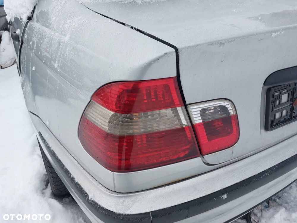 KOMPLETNY TYŁ KLAPA ZDERZAK LAMPY BMW E46 SEDAN 354/7 TITANSILBER - 3