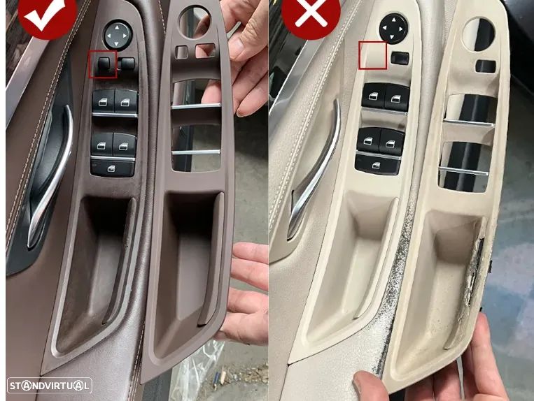 Puxador/Moldura Interior Bmw Série 5 F10 E F11   NOVO - 3