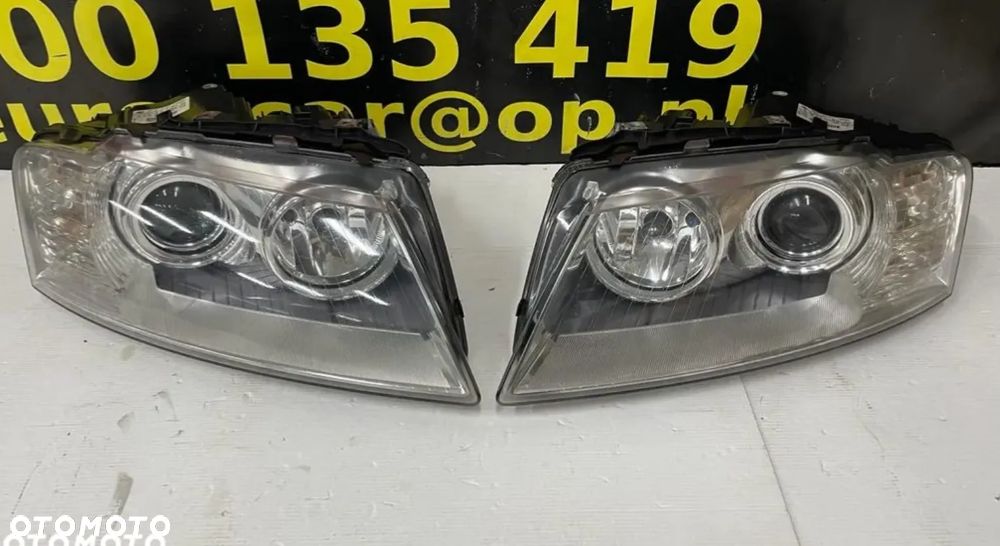 AUDI A8 D3 LIFT LAMPA LAMPY BI XENON KOMPLET 4E0941029BQ 4E0941030BQ - 1