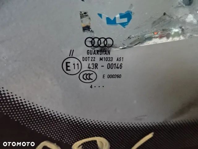 SZYBA CZOŁOWA PRZEDNIA Z SENSOREM DESZCZU AUDI A6 C6 4E0955559A NR176 - 3