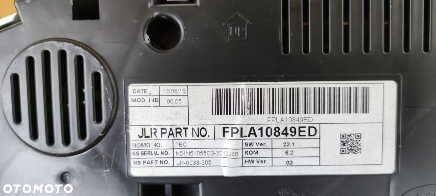 LICZNIK ZEGARY LAND ROVER RANGE ROVER SPORT L494 3.0D FPLA10849ED - 4
