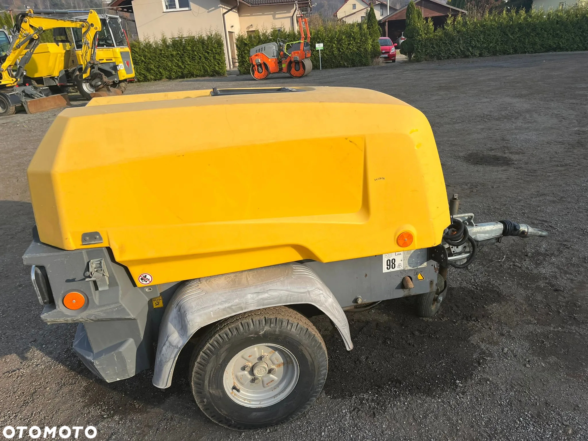 Kompresor, sprężarka śrubowa Atlas Copco XAS48, 2,5m3/min, 2018r. - 5