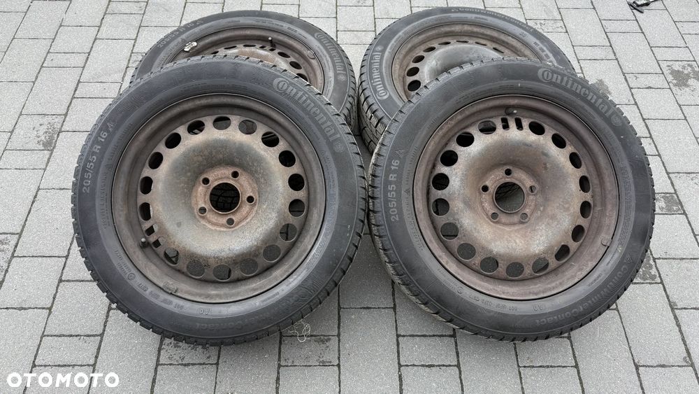 Koła 205/55 r16 5x110 opel chevrolet felgi stalowe et41 Continental - 1