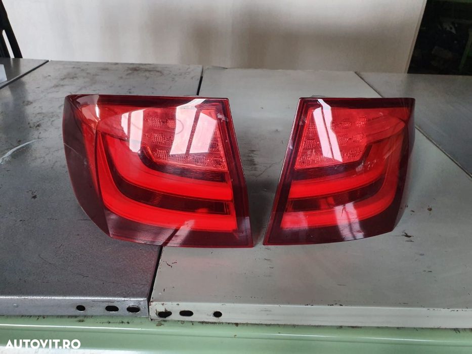 Tripla triple stop lampa aripa led stanga dreapta BMW seria 5 F11 - 1