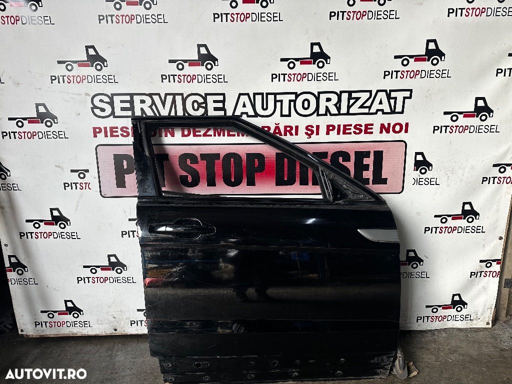 Usa portiera dreapta fata Land Rover RANGE ROVER EVOQUE 2011 2012 2013 2014 2015 2016 2017 2018 pe negru - 1