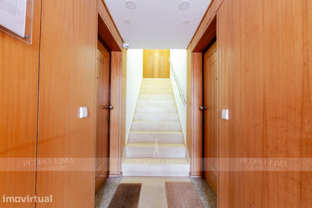 T3 Duplex em Lavra com vistas mar, sala 50 m² e garagem para 2 carros - Grande imagem: 4/39