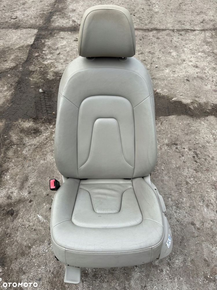 audi a4 b8 fotel lewy przód przedni kierowcy skóra grzany - 1