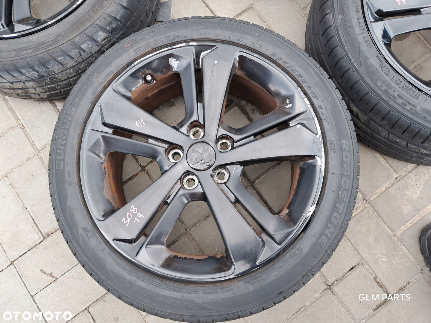 Peugeot 308 II T9 Felgi aluminiowe 17" 7,5" ET44 5x108 9677989777 - 6
