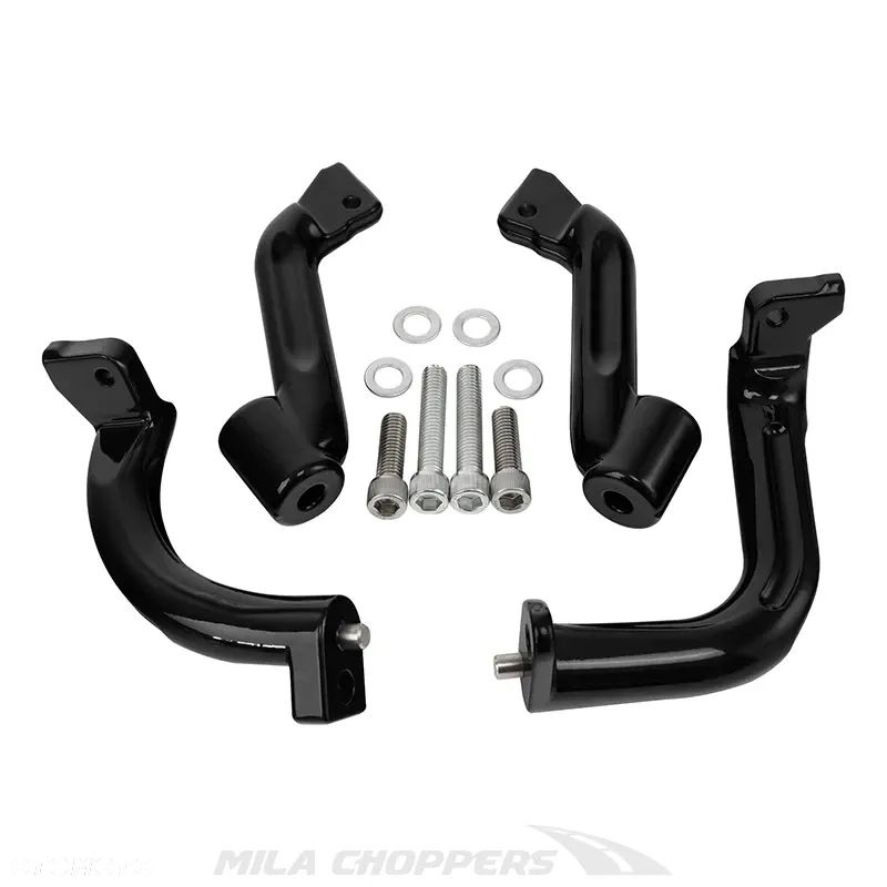 Mocowanie podestów kierowcy Harley Davidson Touring 17-23 czarne - 5