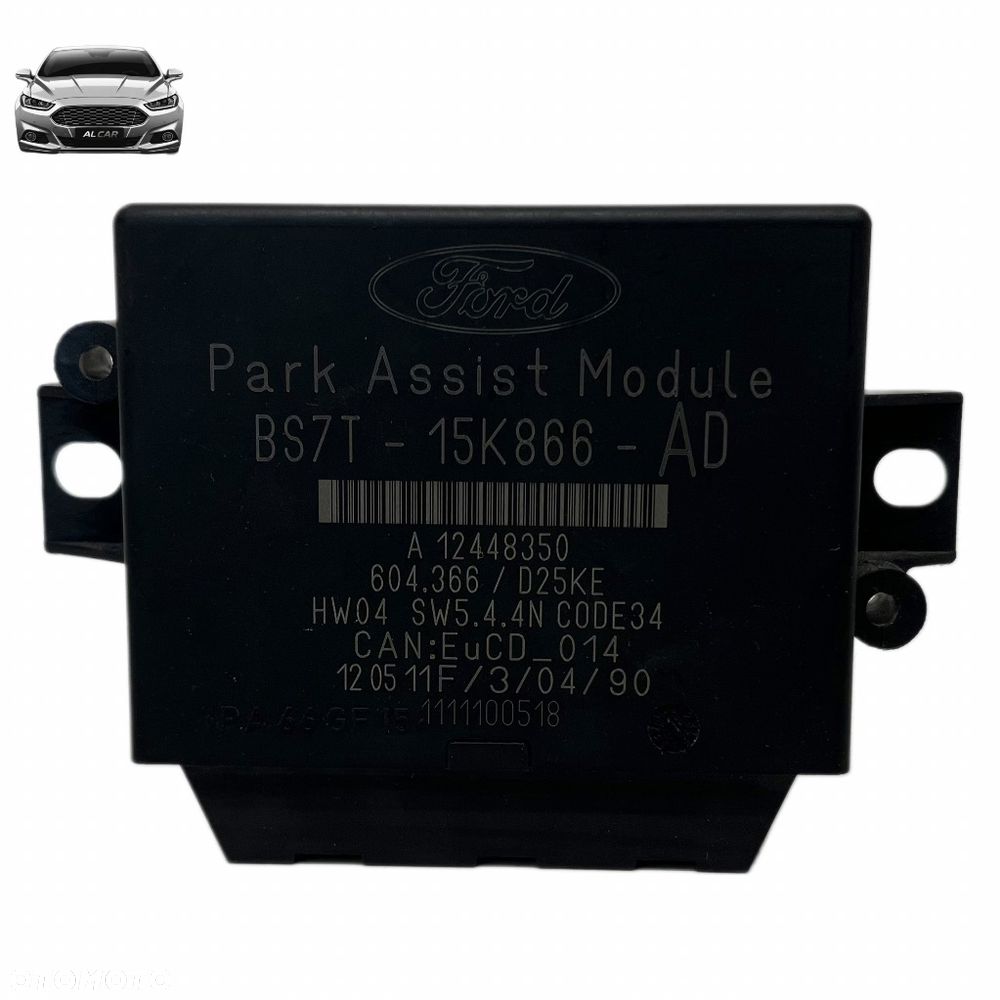 MODUŁ PARKOWANIA PDC FORD MONDEO MK4, S-MAX MK1 BS7T-15K866 - 1