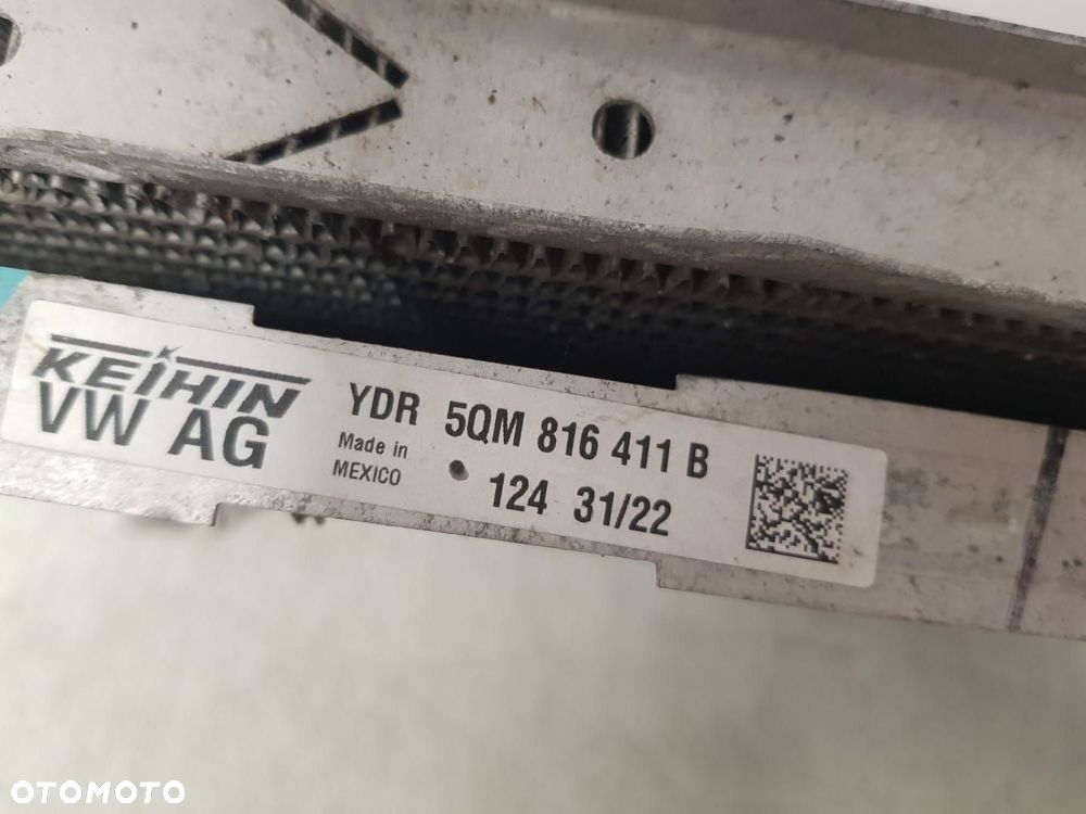 VW SKODA SEAT CHŁODNICA WODY  KLIMATYZACJI 5Q0121251HQ 5QM816411B TSI TDI - 3