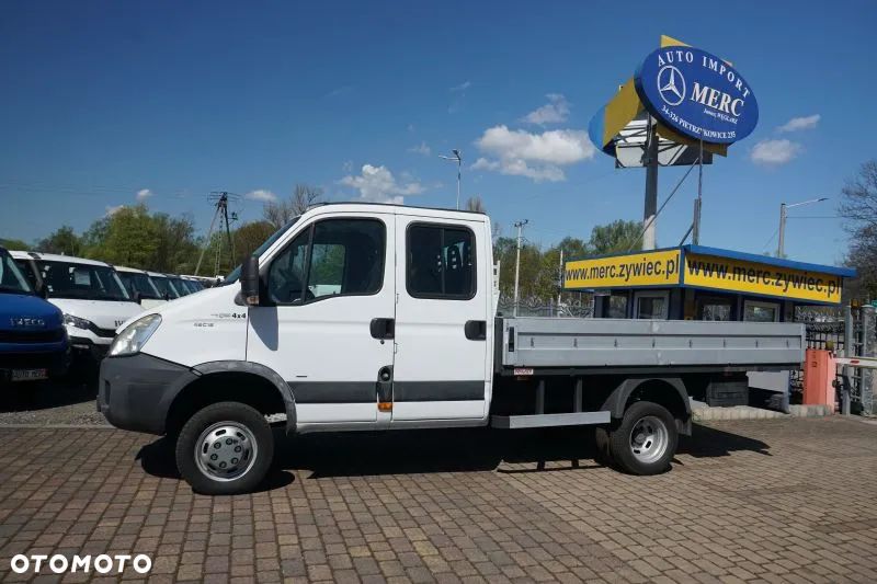 Iveco 45C15 4x4 doka brygadówka skrzynia wywrotka HDS żuraw - 2