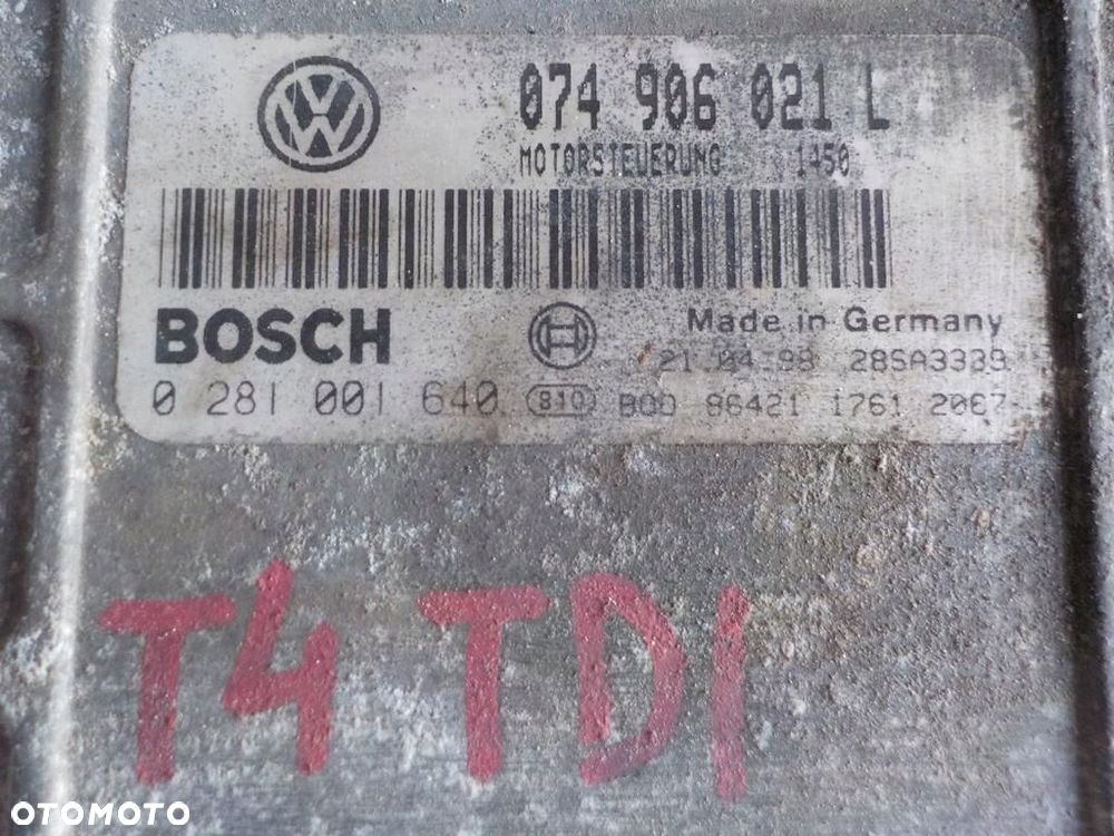 VW LT T4 2.5 TDI KOMPUTER STEROWNIK 074906021L - 3