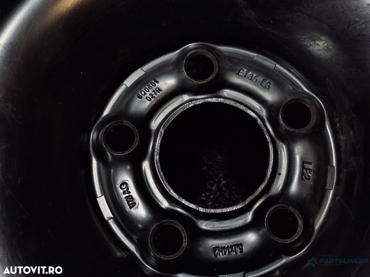 Roti TABLA 5X100 R14 SEAT IBIZA V 6J5, 6P1 2008 -2014 5Jx14H2 ET35  6Q0601027R - 2