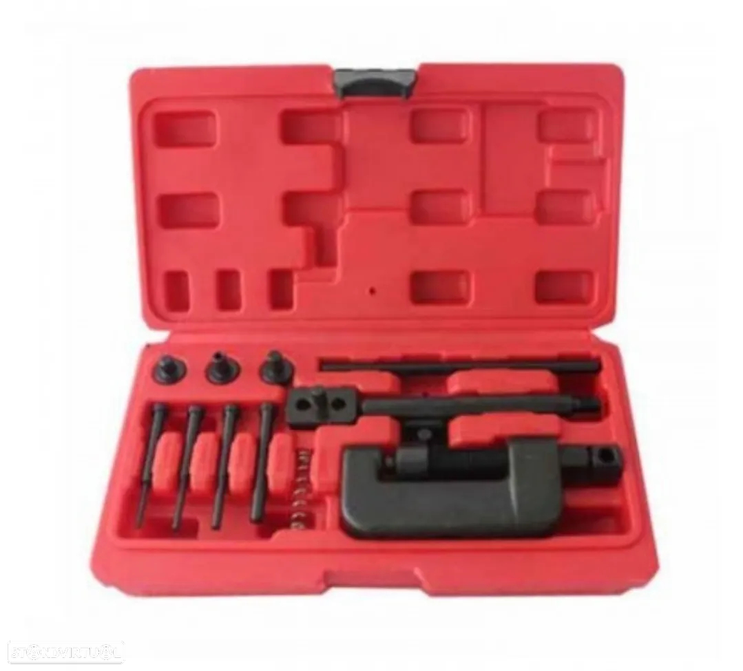 Kit Rebitador Correntes Universal Motas Bicicletas Motosserras - 12 peças - 3