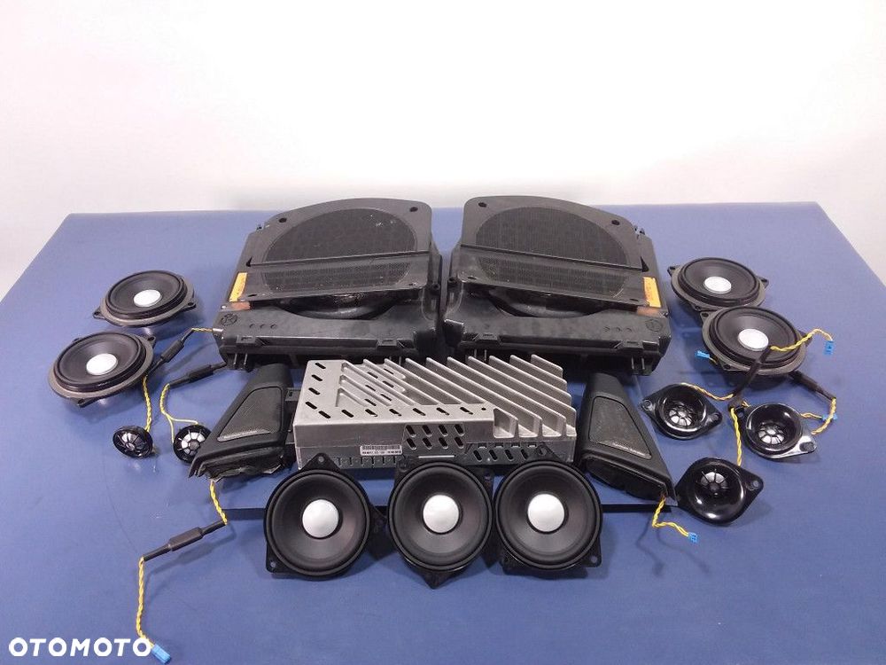 BMW 5 F10 GŁOŚNIKI WZMACNIACZ NAGŁOŚNIENIE HARMAN KARDON KOMPLET - 1