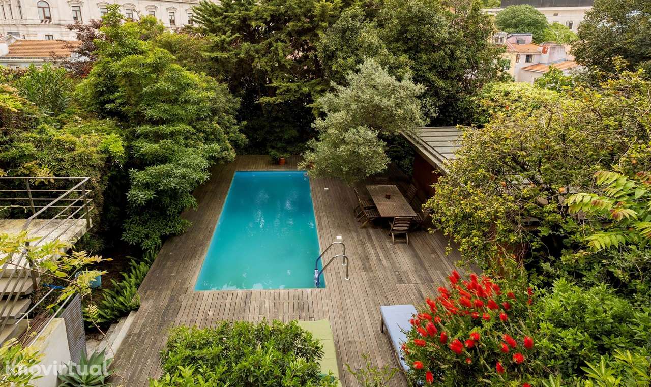 Refúgio privado no coração de Lisboa - Grande imagem: 2/40