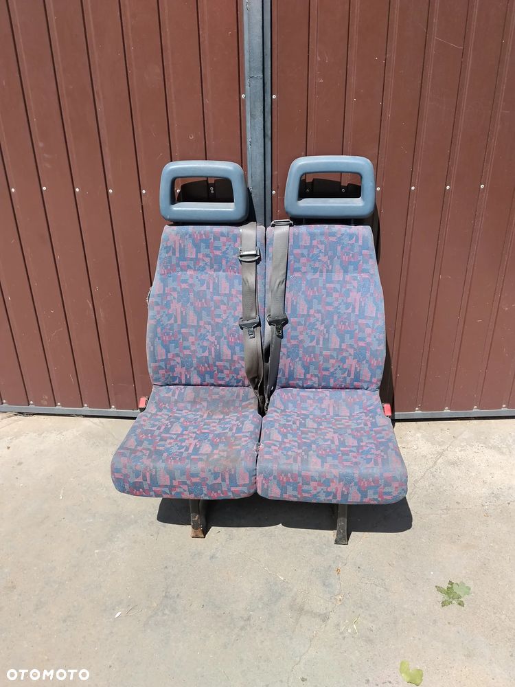 Fotele TYŁ Tylny Podwójny z pasami Bus - 10