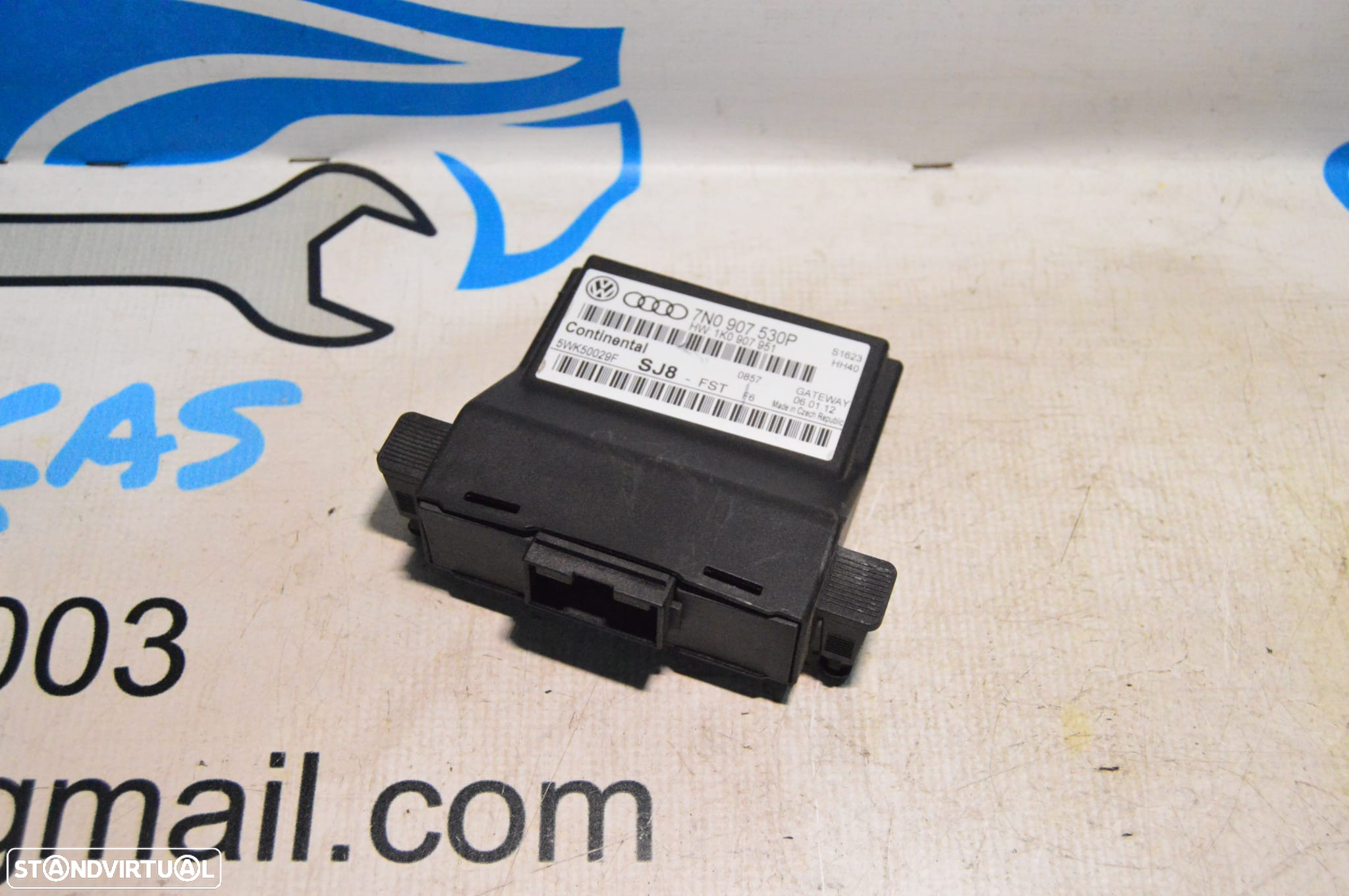 CENTRALINA CONTROL UNIDADE COMANDO VW VOLKSWAGEN SHARAN II 2 MK2 1K0907951 7N0907530P 7N0907530 SEAT ALHAMBRA MODULO ELETRONICO GATEWAY - 4