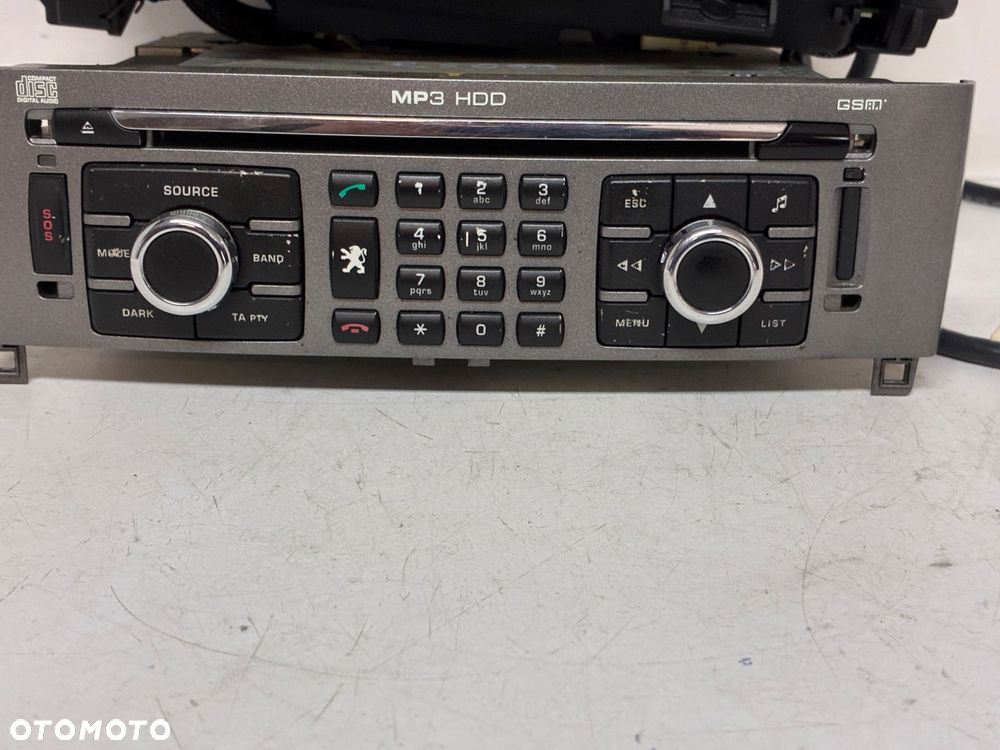 PEUGEOT RADIO SAMOCHODOWE NAVI NAWIGACJA  EKRAN RAMKA KOMPET  96658736XH - 3