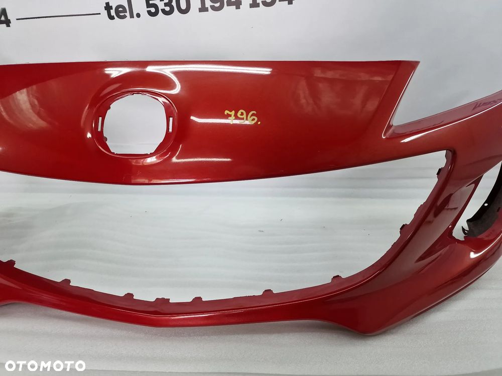 MAZDA 3 LIFT BL 11-13 ZDERZAK PRZEDNI PRZÓD , BORDO METALIK , NR BGV4-50031 , NR AUKCJI NZ796 - 7